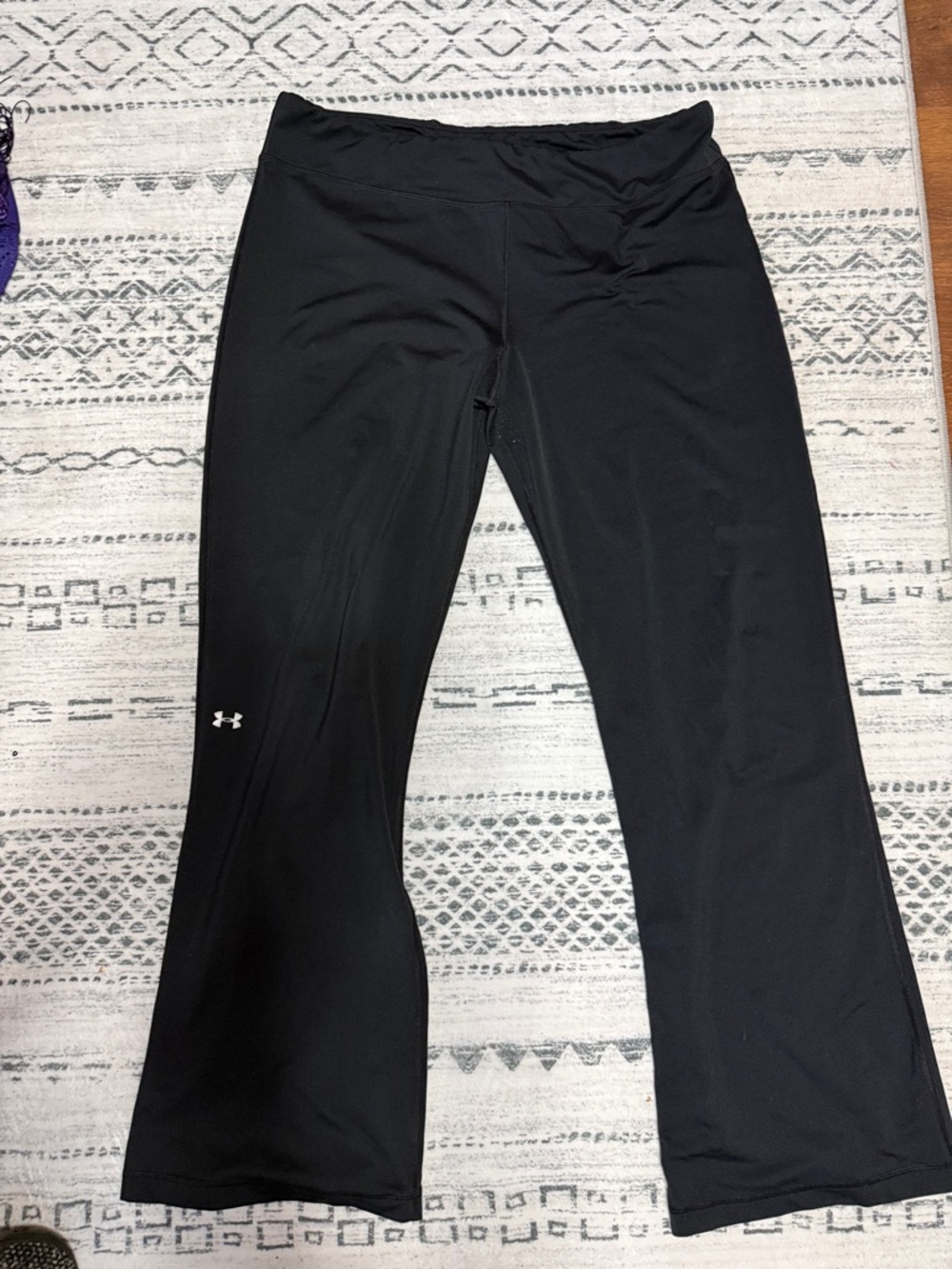 Under Armour Black Flared Workout Leggings